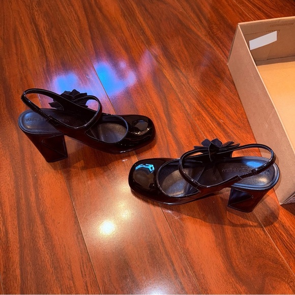 Karl lagerfield Black Patent Heels - Picture 3 of 9